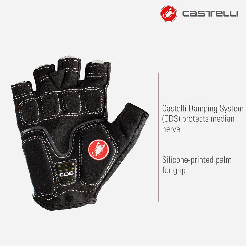 CASTELLI Damen Dolcissima 2 W Glove Fahrradhandschuhe XS Ivory/Dark Gray-Silver Gray”, XS Ivory/Dark