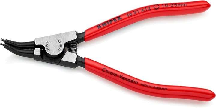 Knipex Sicherungsringzange für Aussenringe auf Wellen 45° gewinkelt schwarz atramentiert, mit Kunsts