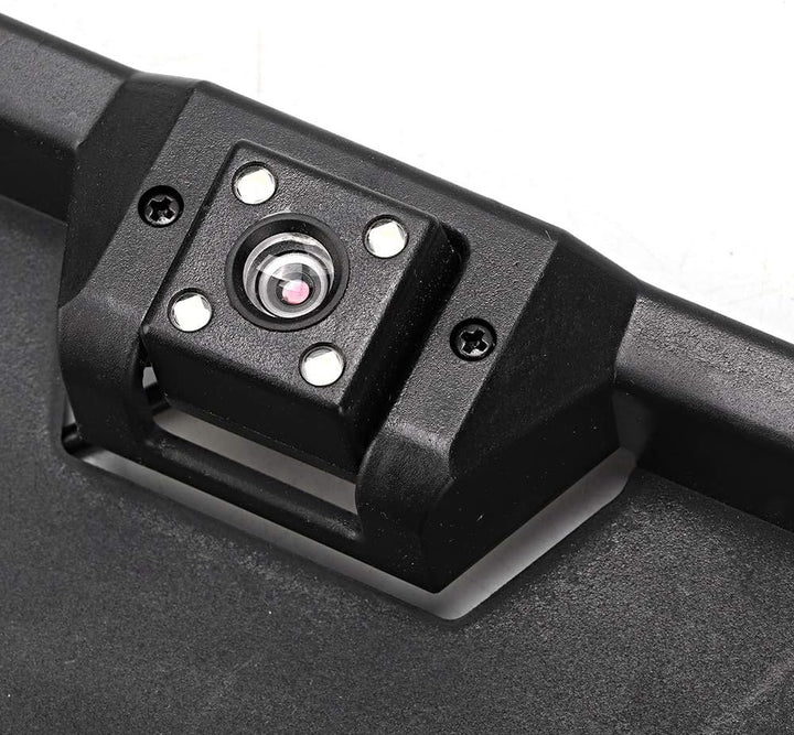 Nummernschildrahmen, Europäischer Nummernschildrahmen mit 12LED-Kamera-Umkehranzeige-Parksensor