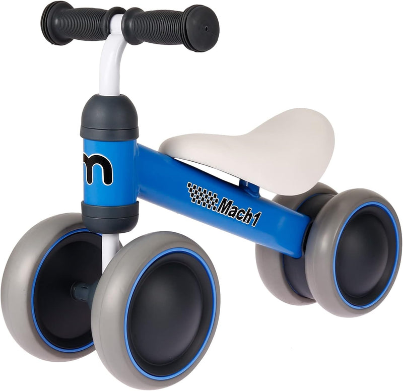 Mach1 Mini Kinder Kleinkinder Laufrad | von 1-3 Jahre | 4 weiche leise Räder | Lauflernrad Kinderlau