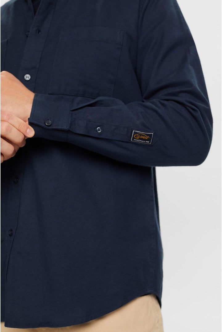 ESPRIT Hemd aus Baumwollflanell