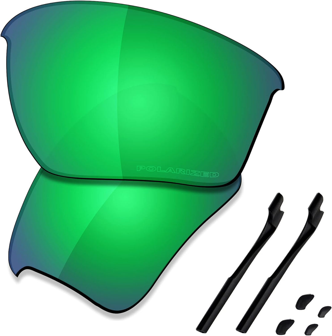 Saucer Premium-Ersatzgläser und Gummi-Kits für Oakley Half Jacket 2.0 XL High Defense - Jade Green P