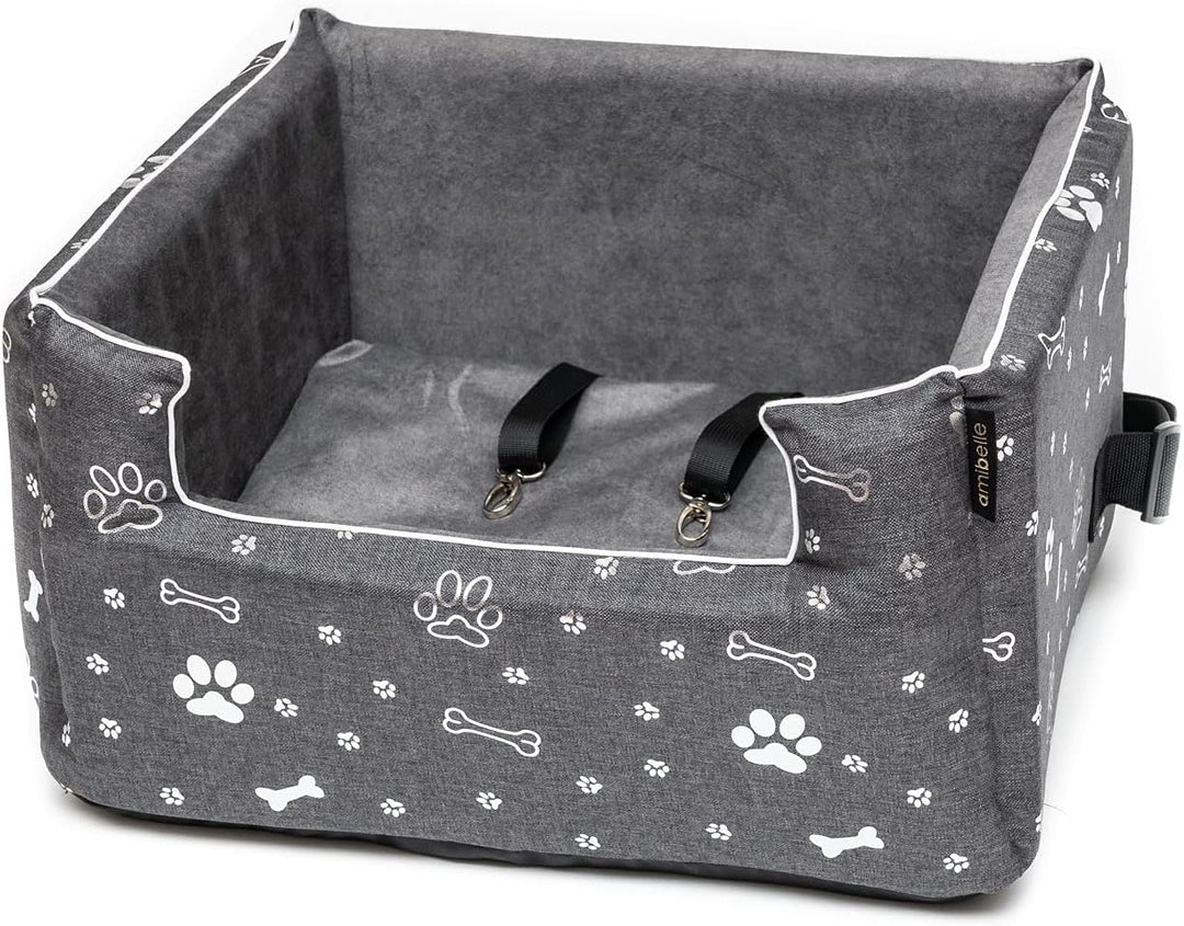 Hunde Autositz | Autositz für Hunde, Katzen, Haustier | Rückbank, Beifahrersitz | Hundebett, Hundeta