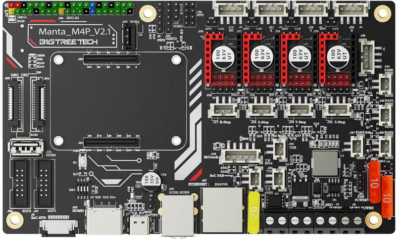 BIGTREETECH Manta M4P Steuerplatine 32 Bit, integrierte Motherboard-Unterstützung Klipper/Marlin/RRF