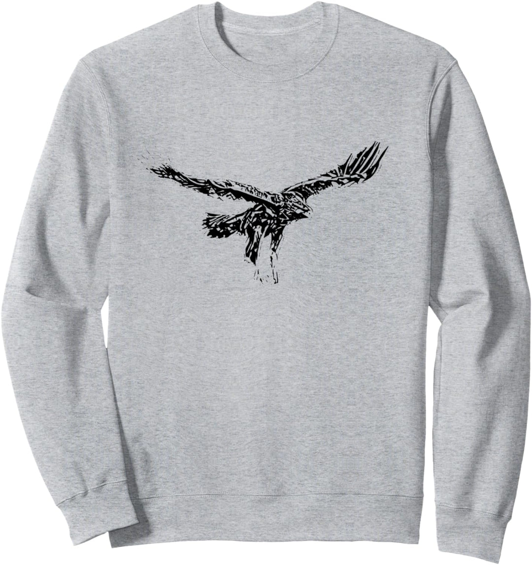 Adler Motiv Raubvogel Sweatshirt