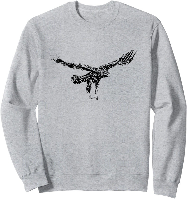 Adler Motiv Raubvogel Sweatshirt