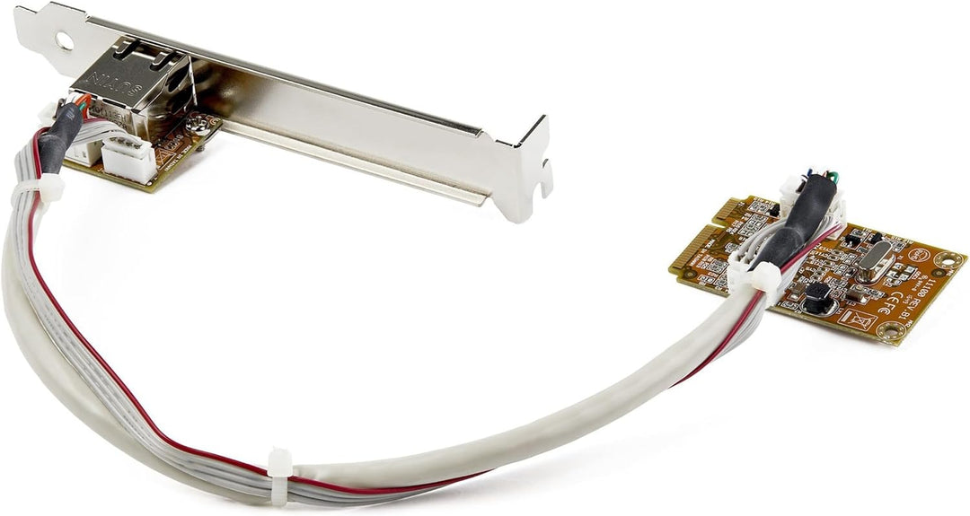 StarTech.com Mini PCI Express Gigabit Ethernet Netzwerkkarte - mini PCIe NIC Lan Adapter Karte 1 Por