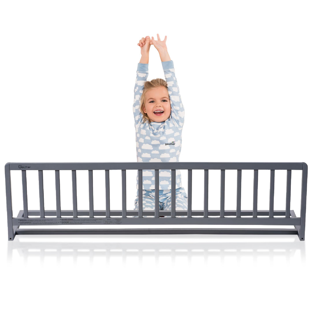 Bettschutzgitter in 90 und 140 cm Farbe Grau, Grösse 140 cm Grau 140