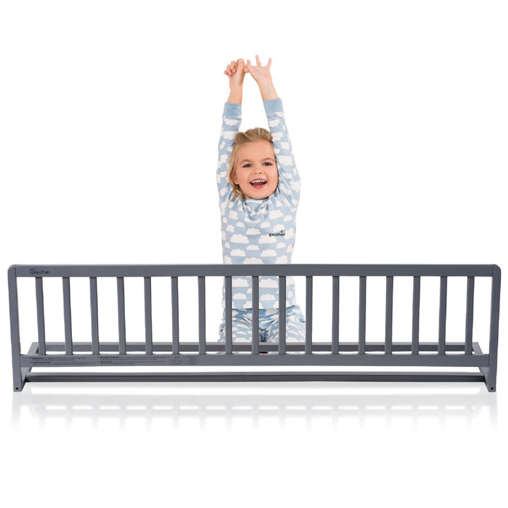 Bettschutzgitter in 90 und 140 cm Farbe Grau, Grösse 140 cm Grau 140