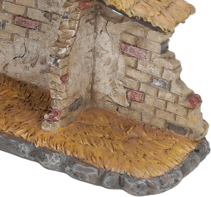 Weihnachtskrippen-Set, detaillierte, lebensechte Weihnachtskrippe, Schuppenstatue, Tischdekoration,