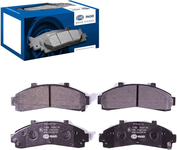 HELLA PAGID 8DB 355 009-941 Bremsbelagsatz - T1302 - Dicke/Stärke: 17mm - Bremssystem: Wagner - mit