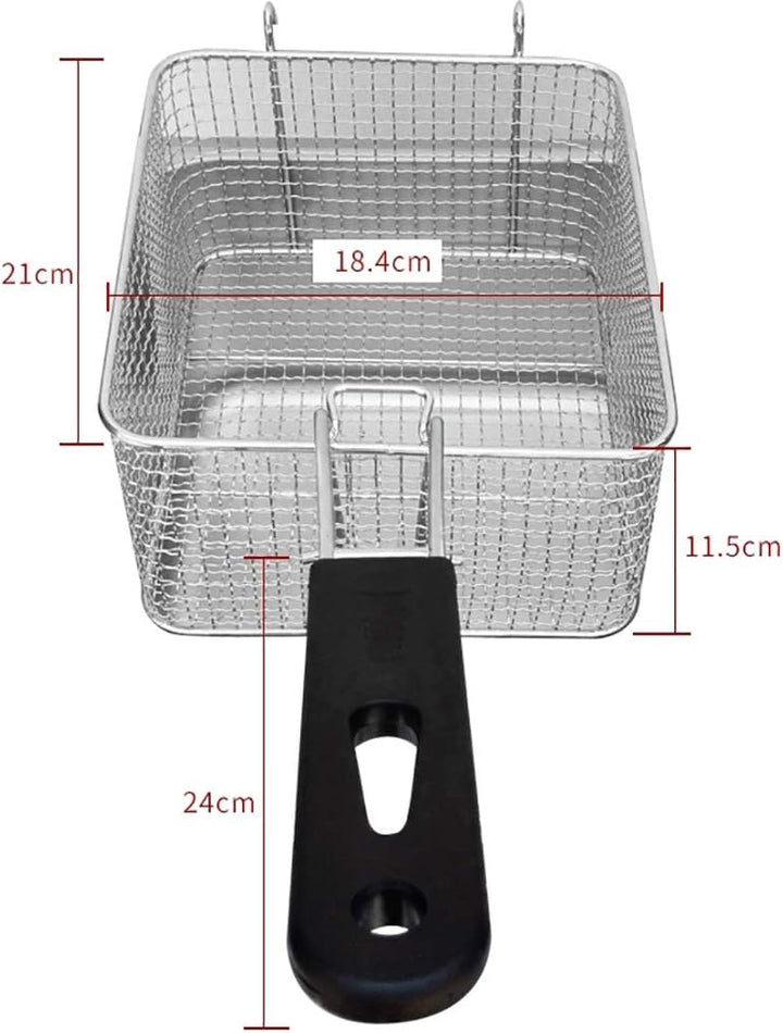 Deep Fryer Gas Fritteuse 22L Doppel-Zylinder-grosse Kapazitäts-Friteuse Edelstahl Material Infrarot-