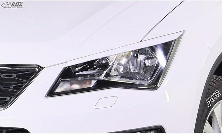 Scheinwerferblenden kompatibel mit Seat Ateca &amp; Cupra Ateca 2016-2021 (ABS)