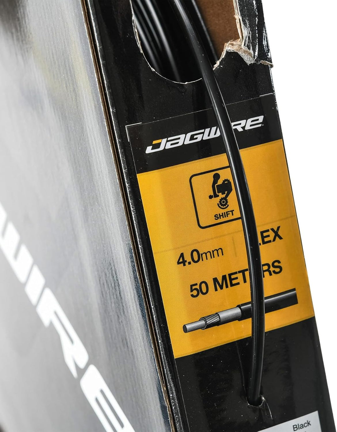 SCHALTZUGAUSSENHÜLLE JAGWIRE LEX 4MM SCHWARZ VE50M