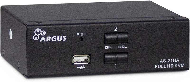 Inter-Tech KVM KVM-AS-21HA HDMI line in 2X HDMI 4X 3,5mm 3pol. Klinke 1 Power line Out 2X USB 2X 3,5