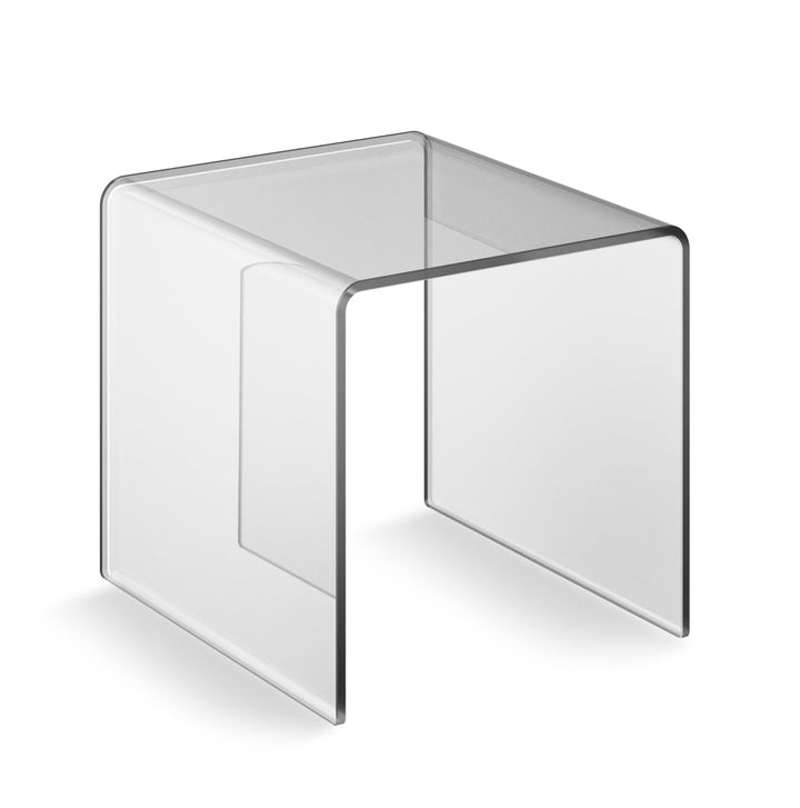 EH Design Acryl Beistelltisch PLEXIGLAS® 34 cm x 30 cm x 30 cm I Moderner Mini Nachttisch aus hochwe