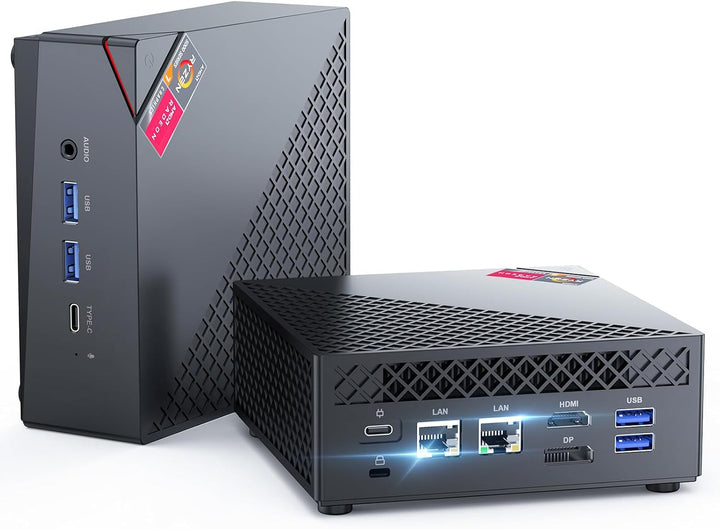 NiPoGi AM06 PRO Mini PC, АMD Ryzen 7 5825U(8C/16T, bis zu 4,5 GHz), 16GB DDR4 512GB M.2 SSD Mini Des