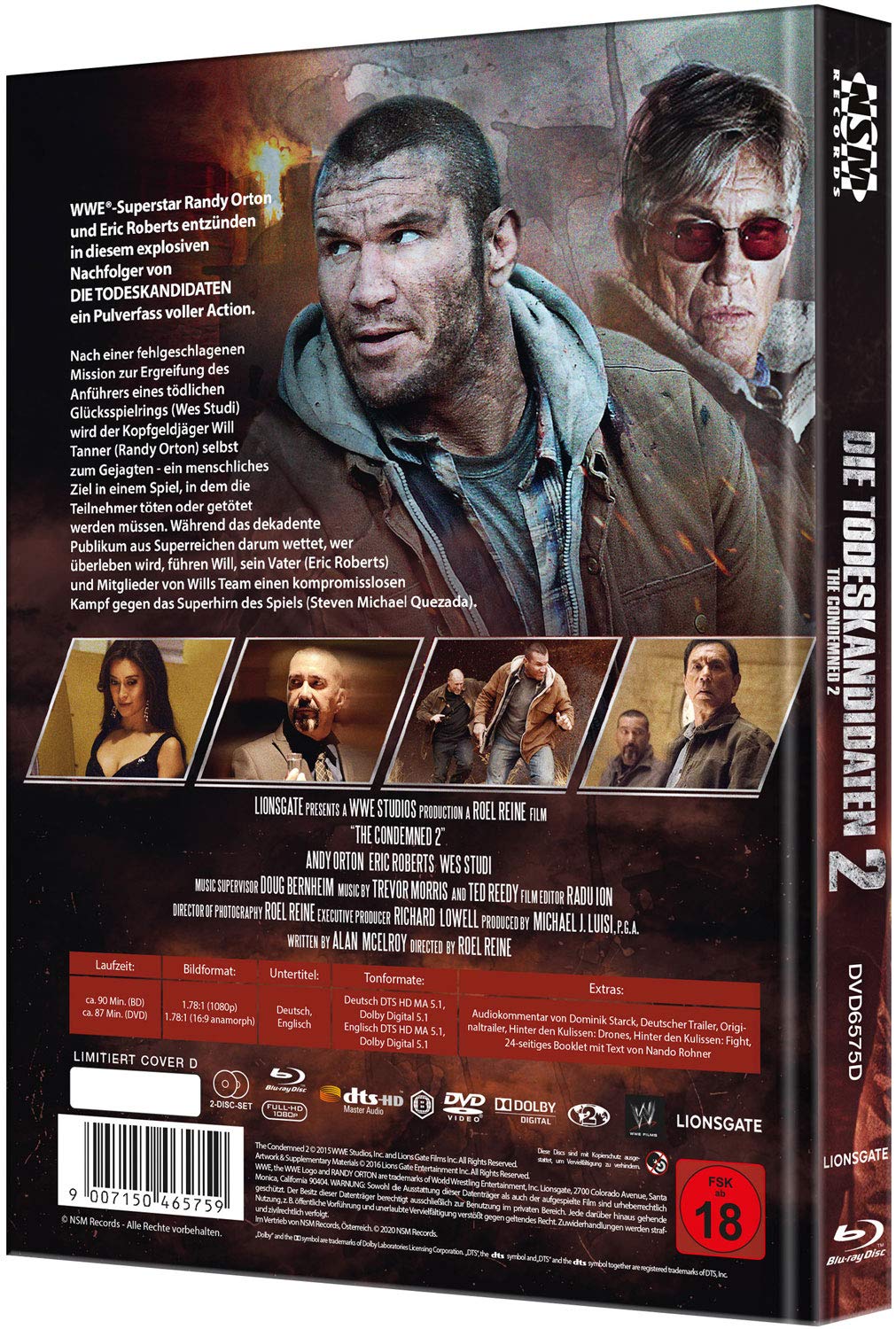 Die Todeskandidaten 2 - The Condemned uncut - limitiertes Mediabook Cover D, Blu-ray