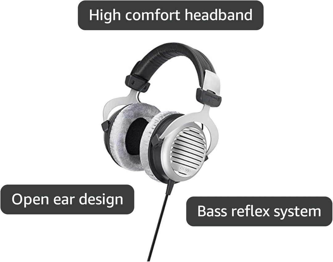 beyerdynamic DT 990 Edition 32 Ohm Over-Ear-Stereo Kopfhörer. High-End für Tablet und Smartphone Sil