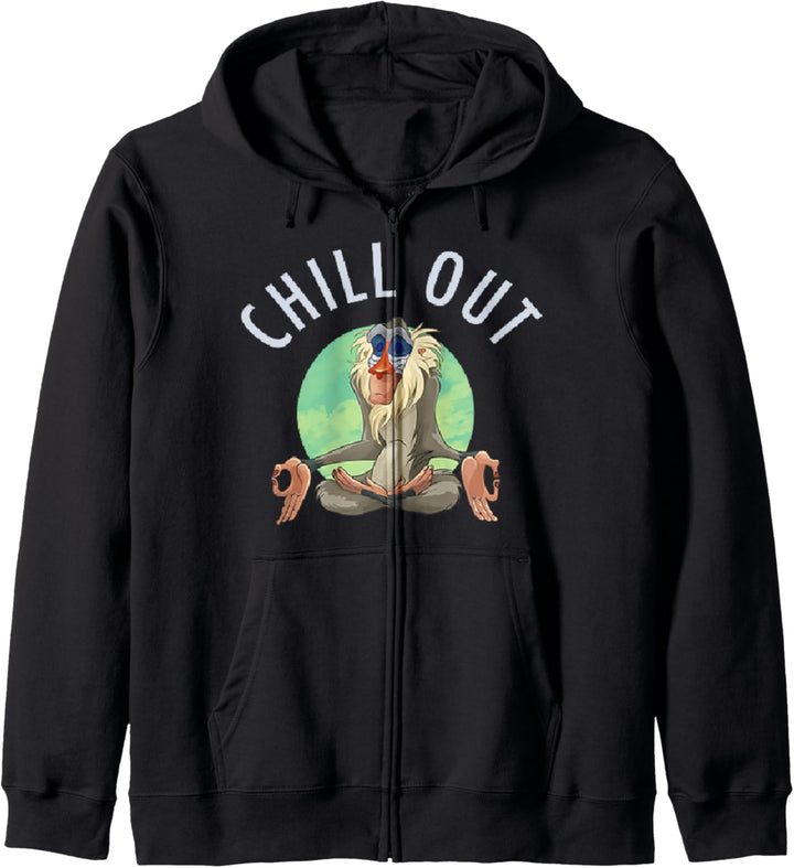 Disney Lion King Rafiki Meditating Logo Kapuzenjacke