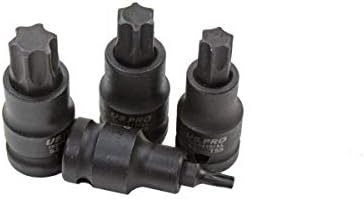 Bergen US PRO INDUSTRIAL 10 Stück 1/2 Zoll Dr Impact Torx Bit Steckschlüsselsatz T20 – T70 2087