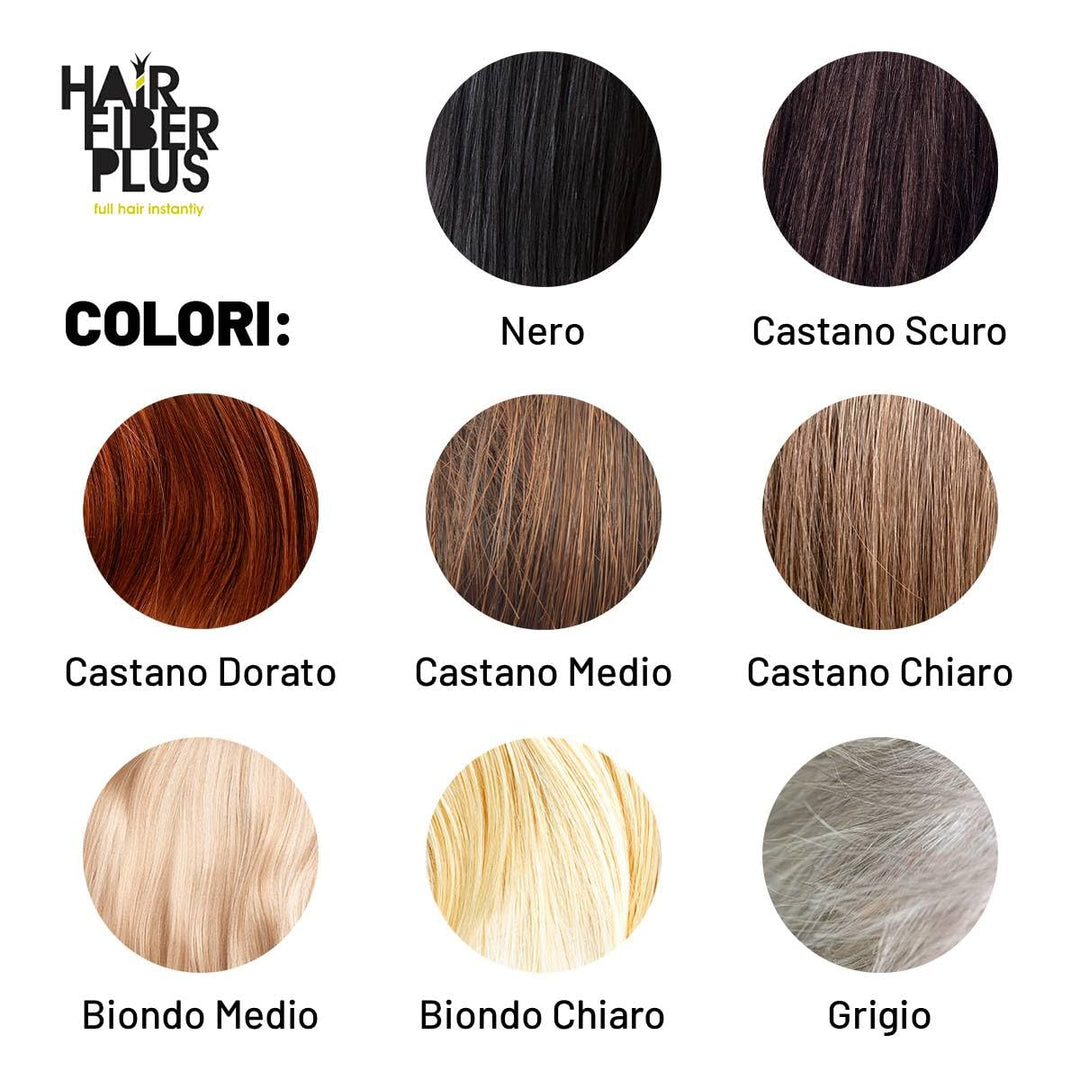 HairFiberPlus Haarfasern – für Damen und Herren – auf Basis von 100 % natürlicher Baumwolle – Volume