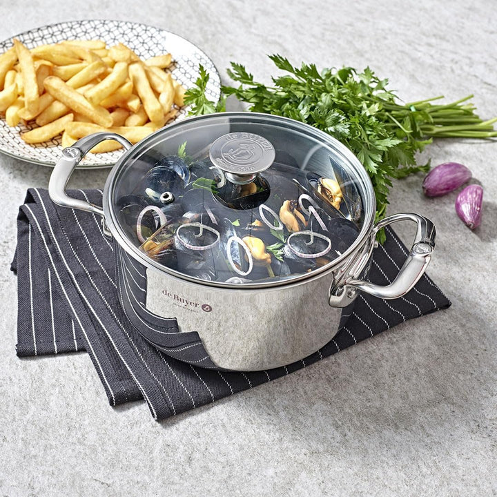 DE BUYER Mildy Kochtopf mit Deckel, 20 cm, Sonstiges
