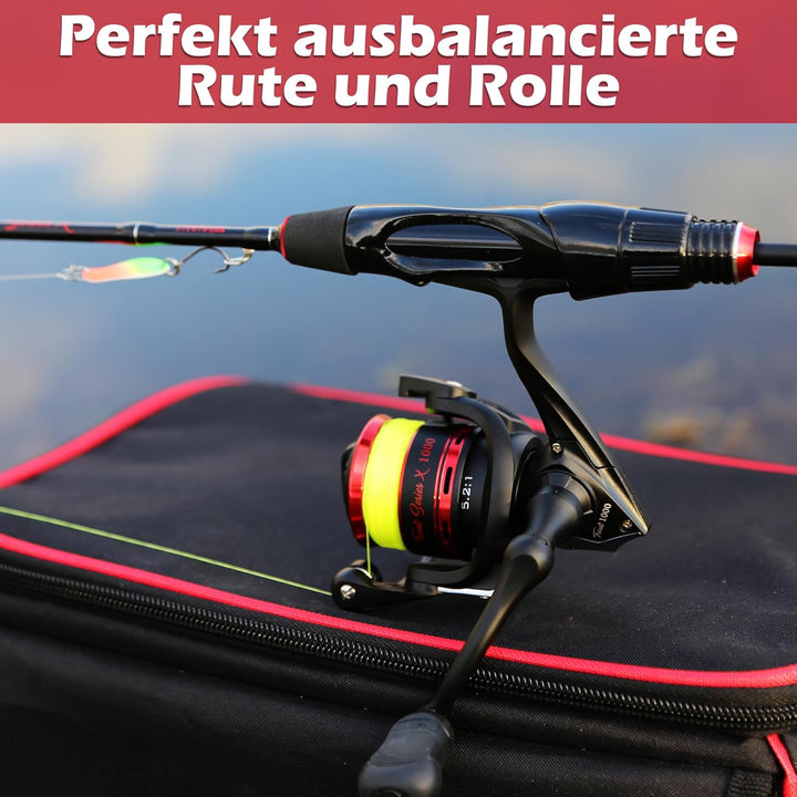 UL-Ruten Set I Trout Series X I 1,85m Wg. 1,2g-4g I Spoon Rute Forellenrute Ultralight Rute – UL Rut