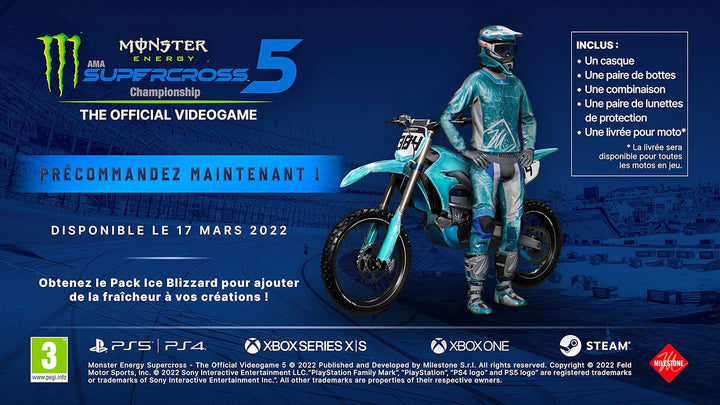 Milestone KOCH Media SAS Monster Energy SUPERCROSS5 P4 Sehr schön