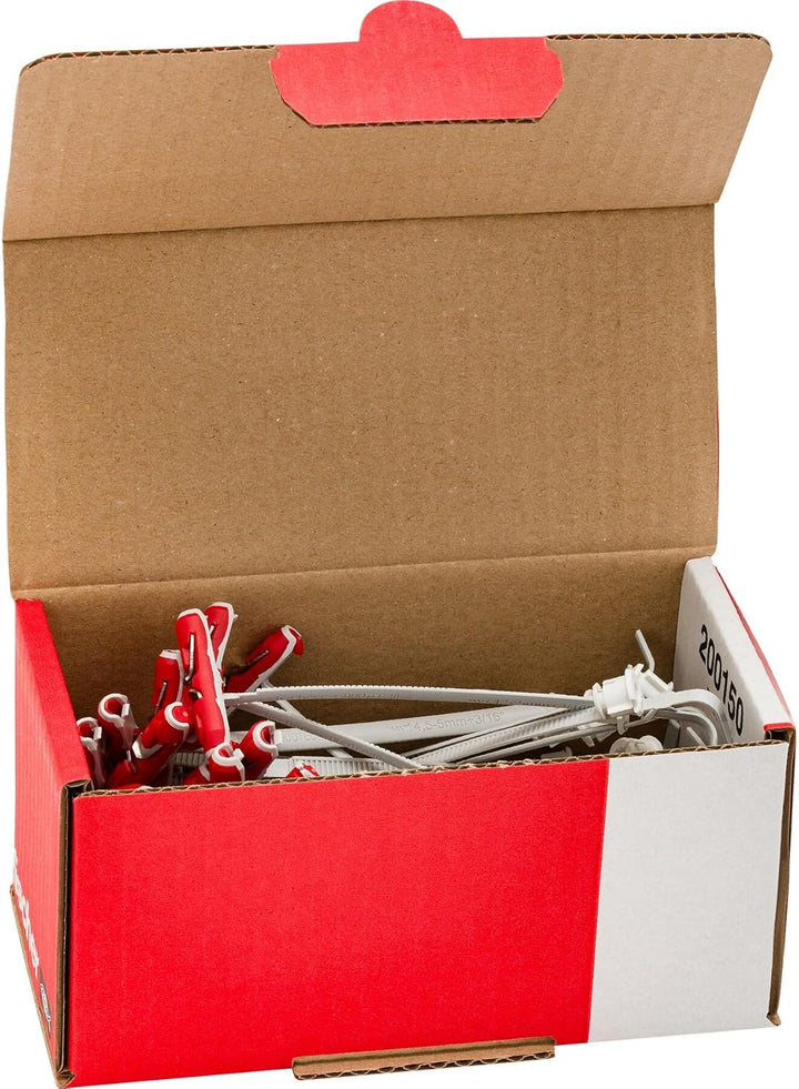 Fischer 25 Gipskartondübel DUOTEC 10, Anker-Befestigung für hohe Lasten auf Platten und Platten, Boh