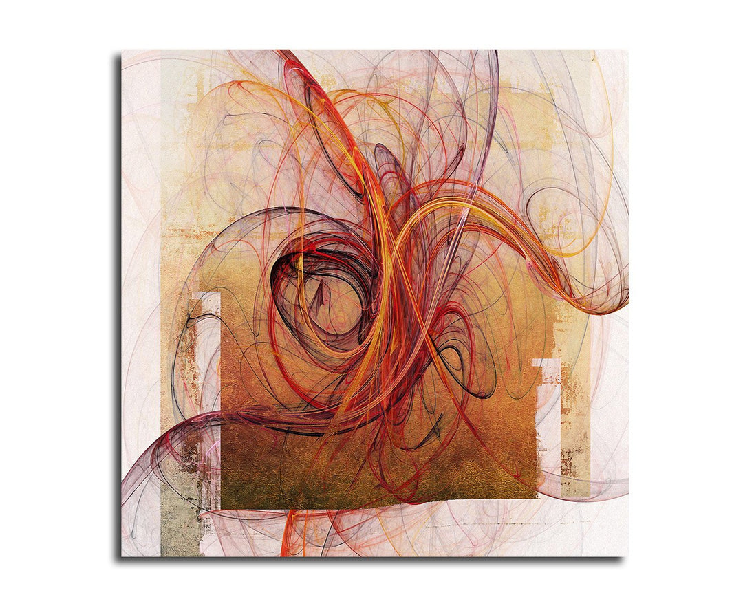 Paul Sinus Art Moderne Kunst auf Leinwand Abstrakt070_60x60cm_Wandbild schlicht zeitlos Zeitlose Woh