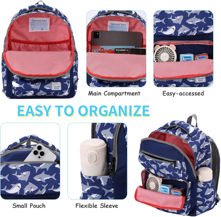 VASCHY Kinderrucksack, Kinder Rucksack Kindergartenrucksack 12L Niedlich Wasserabweisend Schulrucksa