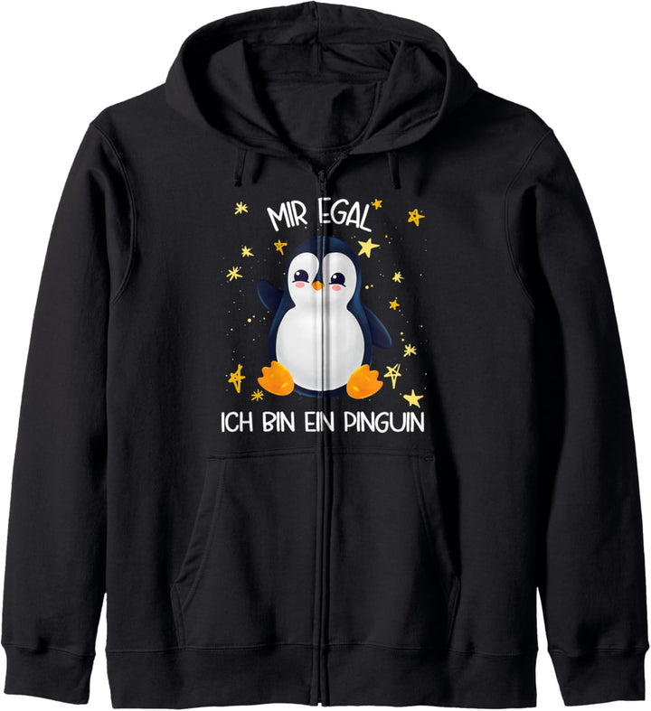 Mir Egal Ich Bin Ein Pinguin Kapuzenjacke