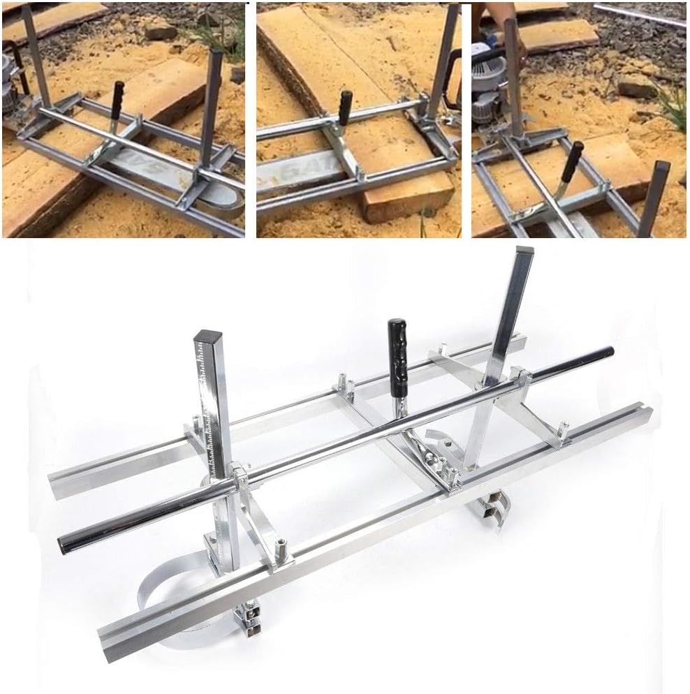 SHIOUCY Chainsaw Mill 36 Zoll Mobiles Sägewerk Holz Sägehilfe für 14'' bis 36'' Kettensäge Motorsäge