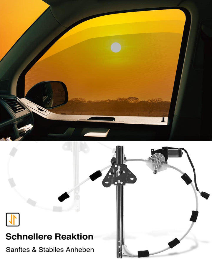 Frankberg Elektrisch Fensterheber Mit Motor 2-Polig Vorne Links Kompatibel mit Cherokee XJ SUV 1997-
