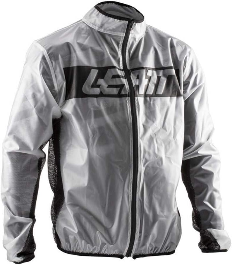 Leatt MTB-Regenjacke RaceCover Smoke XL Schwarz, XL Schwarz