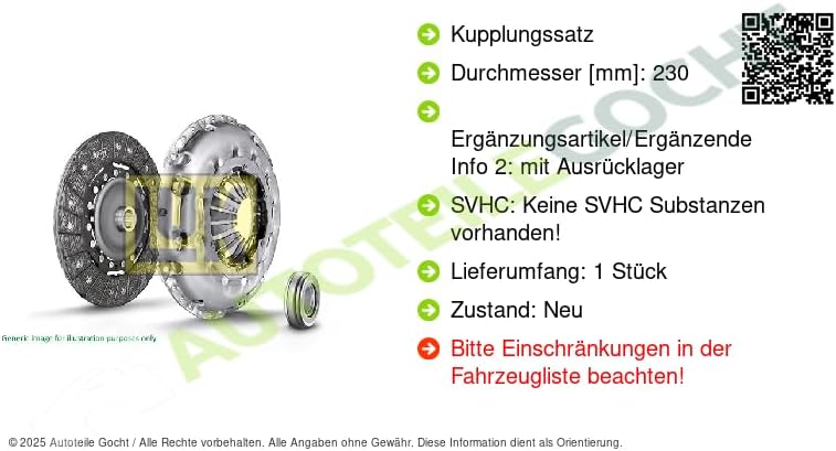 LuK 623 1197 00 Kupplungssatz