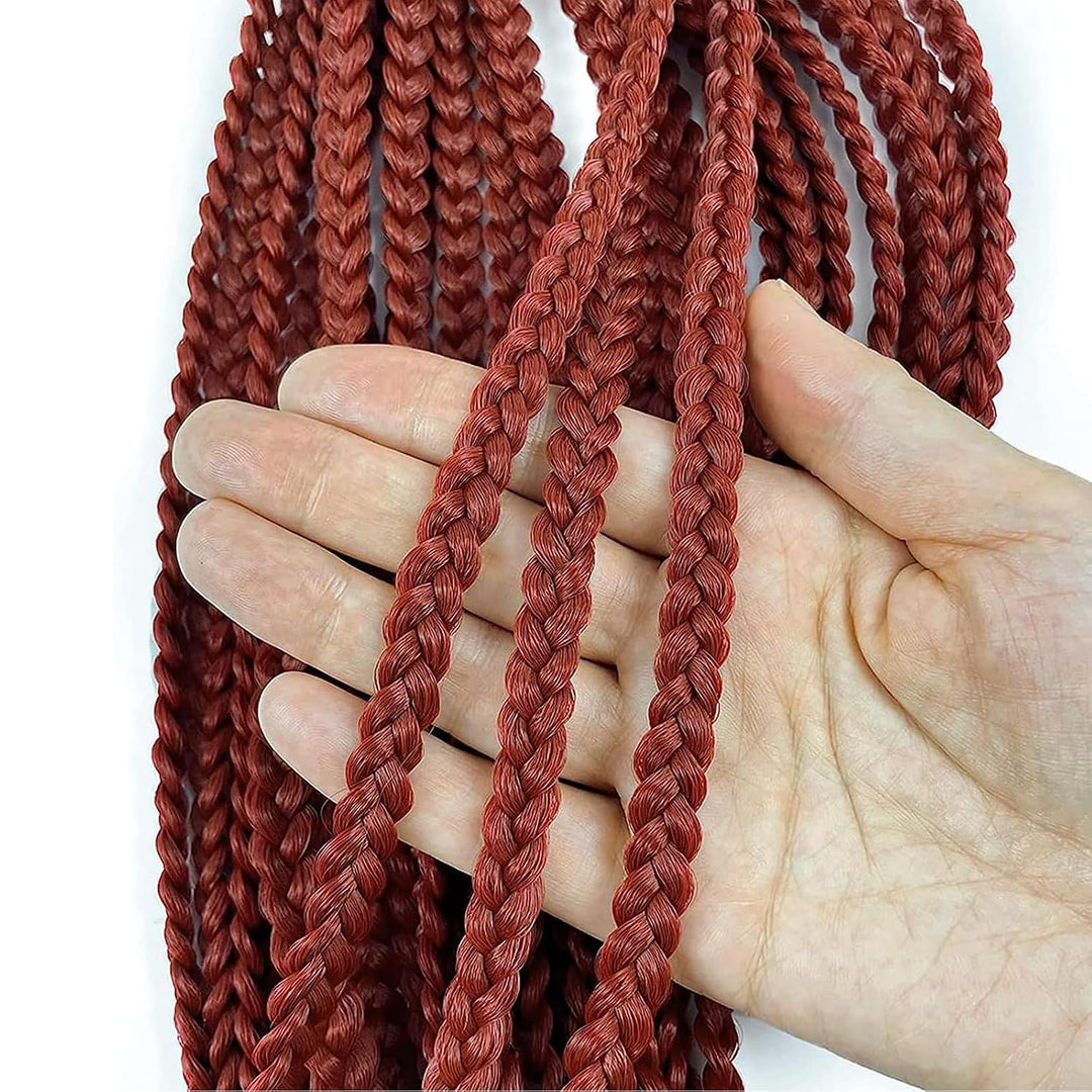 Box Crochet Braids Haarverlängerungen 6 Packs 24 Zoll Synthetische Flechtfrisur 22 Stränge/Pack Croc