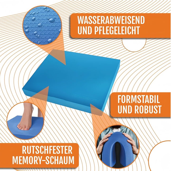 Innovatives Balance-Kissen 40 * 33 * 5 Yoga Foam Kissen Nicht Verformt Balance Pad Balance Matte Bal