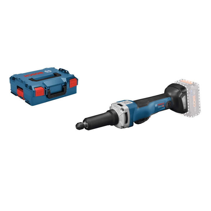 Bosch Professional 18V System Akku Geradschleifer GGS 18V-23 PLC (Leerlaufdrehzahl 23.000 min-1, ink