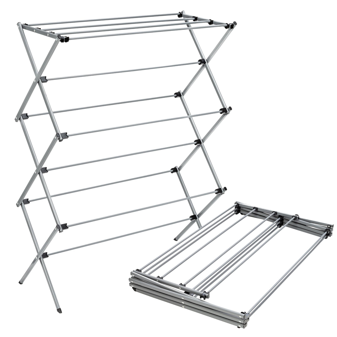 Honey Can Do Trockengestell für Kleidung, faltbar, Oversize, DRY-09066, Silber, 22,7 kg, Silber