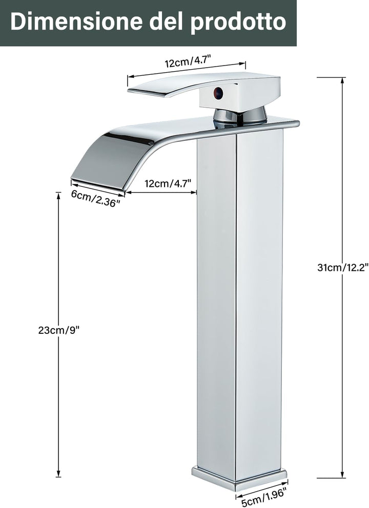 JUNSHENG Badezimmer-Wasserhahn, Moderner Einhebel-Badezimmerwaschbeckenarmatur, elektrolytische Besc