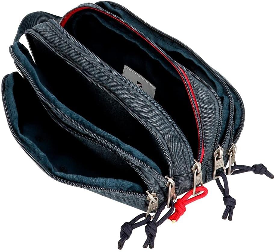 Pepe Jeans Kay Blue Koffer 22x10x9 cm Polyester Pepe Federmäppchen, Pepe Federmäppchen