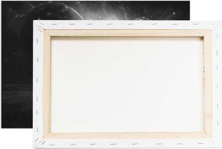 deyoli Fantasie Landschaft feuriger Drache Format: 80x60 Effekt: Schwarz&Weiss als Leinwandbild, Mot