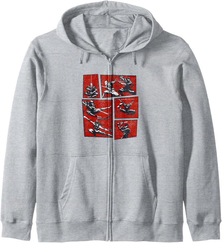 Snake Eyes Ninja Panels Kapuzenjacke
