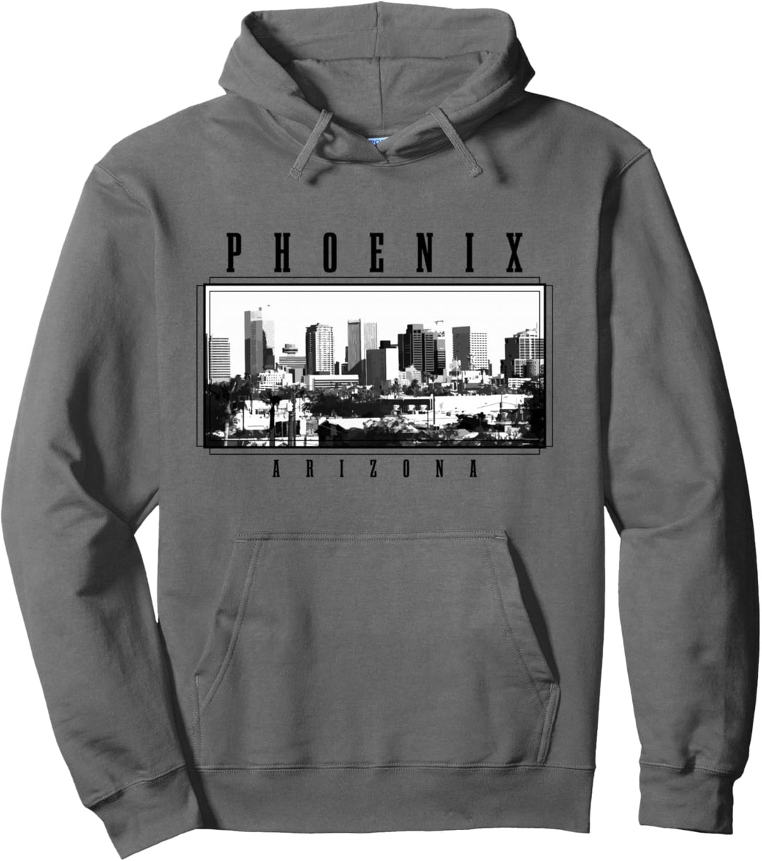 Phoenix Arizona Vintage Skyline USA Amerika Souvenir Pullover Hoodie