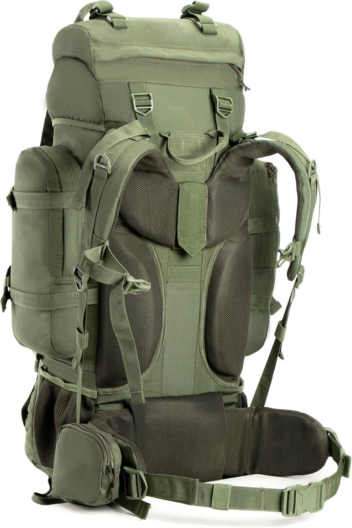 Tripole Rucksack Der Colonel-Serie Mit Innenrahmen - Mit Abnehmbarem Tagesrucksack Und Regenhülle 95