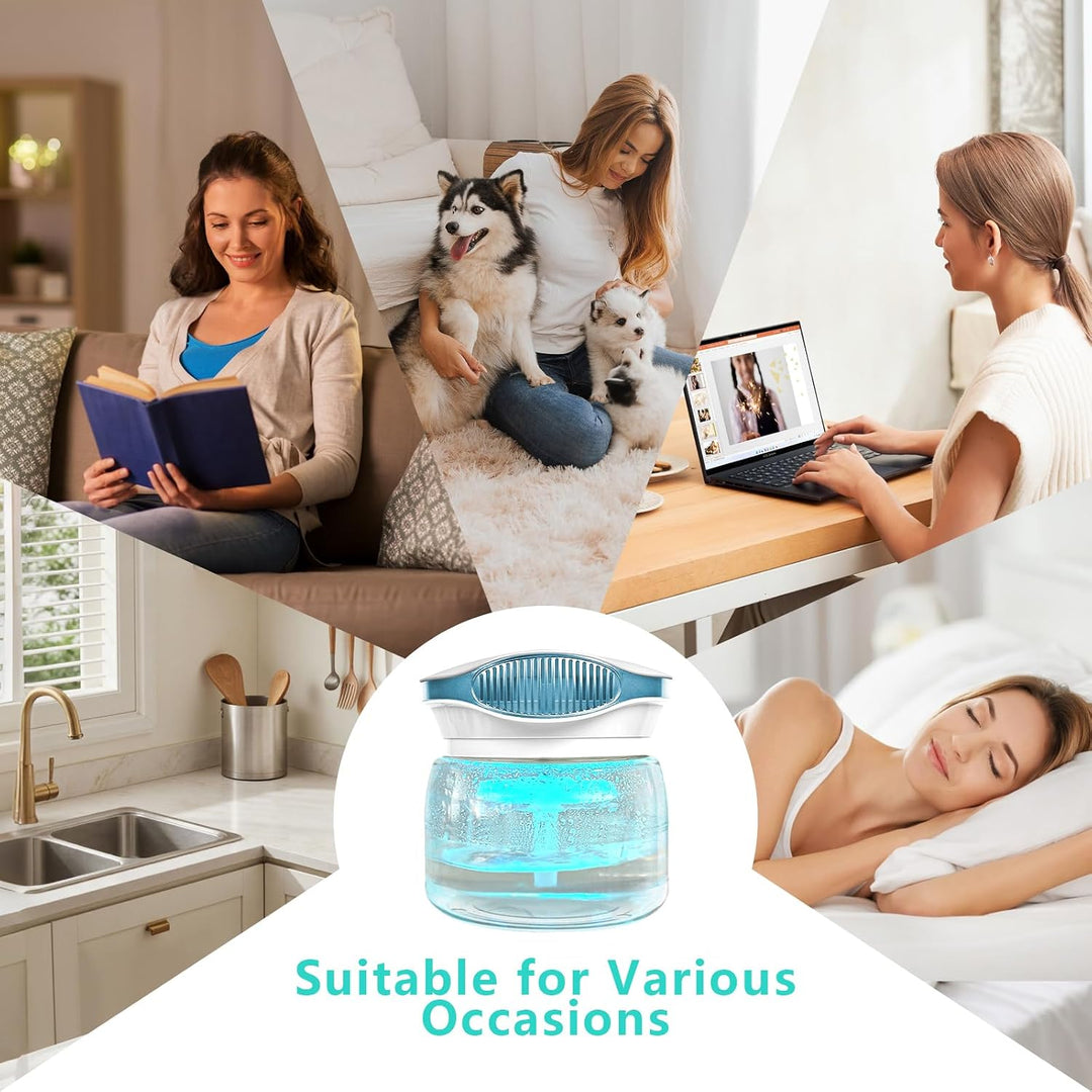 Lufterfrischer Luftbefeuchter Aroma Diffuser Ioniser with 30ml Essential Oils, Dayear Aromatisierer