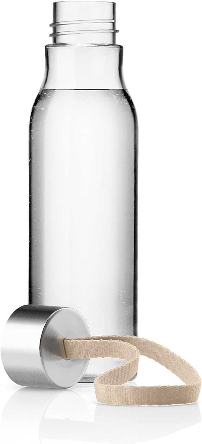 EVA SOLO | Trinkflasche 0,5l Soft beige |Aus schlagfestem, BPA-freiem Kunststoff | Soft beige, Soft