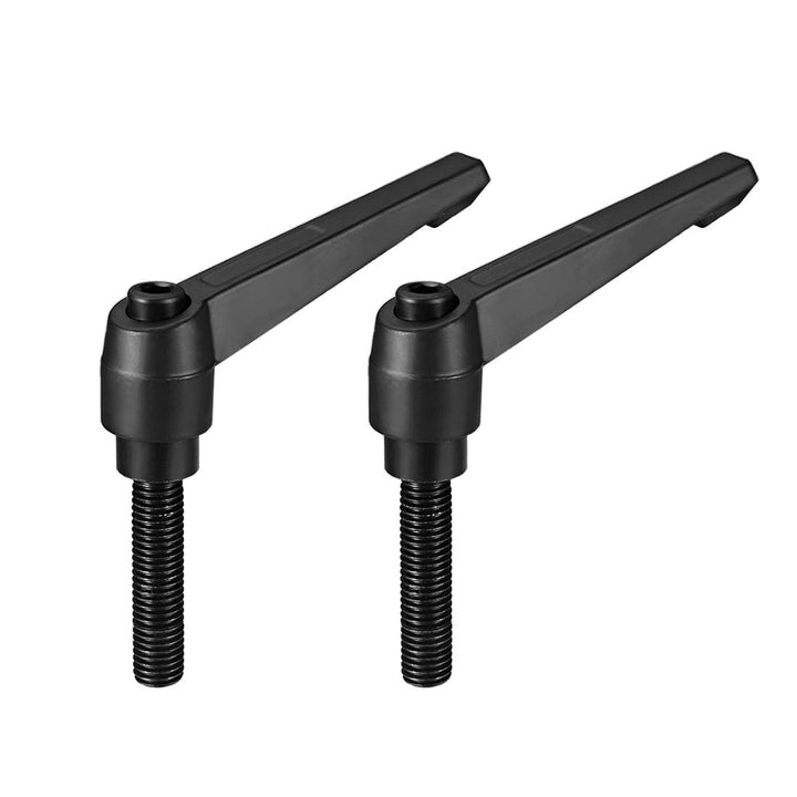 sourcing map 2 Stück Klemmhebel Griff M12 x 50mm Verstellbarer Maschinengriffe Klemmhebel Aussengewi
